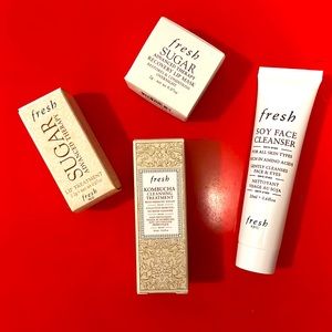 fresh Bundle of 4 pcs. Travel Size Skincare Treatments